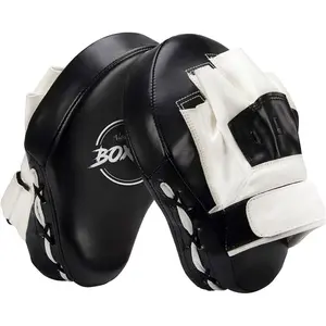 Boxing Curved Focus Punching Mitts- Leatherette  Hand Pads