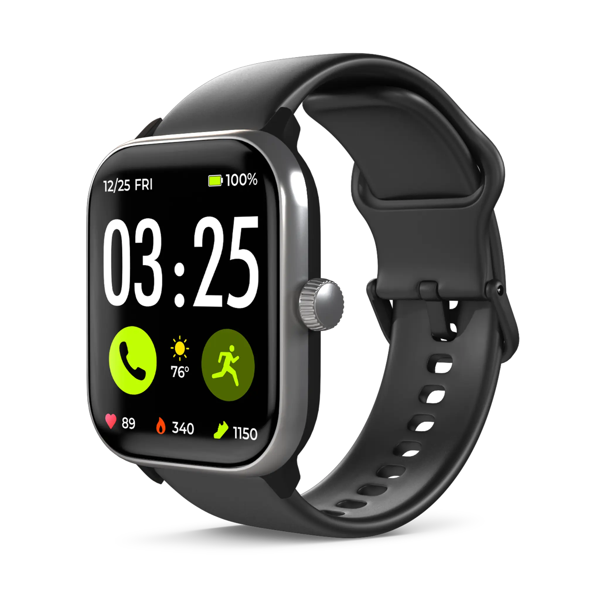 SPADE & CO Health Smartwatch 4 - Fitness & Health Watch with Heart Rate, Sleep & Activity Tracker, IP68 Water Resistant
