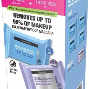 Makeup Remover Wipes, Night Calming Cleansing Towelette 25 Ct, 5 Pack Makeup Remover Wipes, Night Calming Cleansing Towelette 25 Ct, 5 Pack