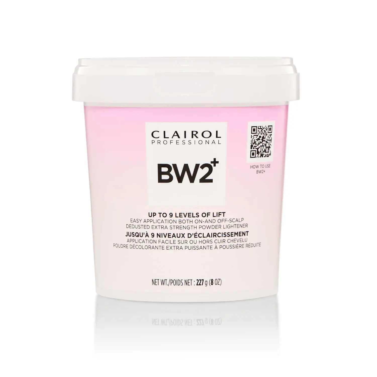 Clairol Professional BW 2 BC Powder Hair Bleach Lightener with Malic Acid & Silica, 8 oz Salon-Grade Haircare for Dyeing Hair, Balayage & Blonde Highlights