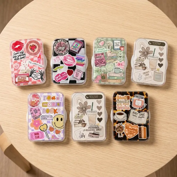 The Bookish Desk Collection Magnetic Phone Grip Cozy Reader Edition