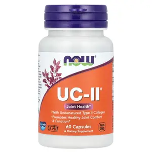 NOW Foods UC-II® Joint Health with Undenatured Type II Collagen, 60 Capsules