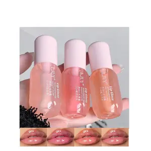 3PCS Moisturizing Glossy Lip Glaze Stick Set, Hydrating Plumping Lip Oil, Lip Care for Girls and Women | Lip Gloss, 3 Counts/set Glossy Lip Glaze Stick