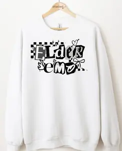 Elder Emo Ransom Graphic Top