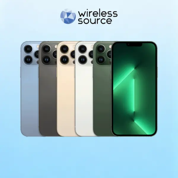 Refurbished iPhone 13 Pro Max (Unlocked)-Acceptable Condition with 1 Year Warranty A2484