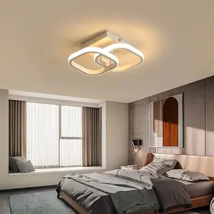 Indoor 11.2 Inch Ceiling Lamp, Indoor Lighting, 12w Dual-Sided Light, 3000k-6000k, Suitable for Hallway, Stairs, Porch, Balcony, Living Room, Kitchen