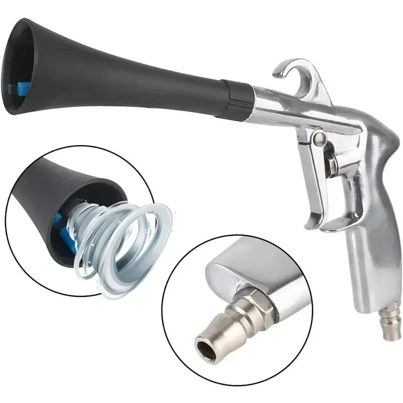 Tornado Cleaning Gun with Brush, Multifunctional Cleaning Gun, Dust Blowing Gun, Powerful Blowing Gun,High-Pressure Car Detailing Dry Washing Gun,  Quickly Remove Dust/Dirt,Deep-Cleaning Hard-to-Reach Areas,#Summervibes