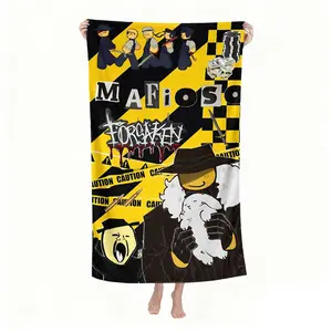 A Mafioso Forsaken Daniela beach towel, beach towel, camping beach towel, suitable for seaside vacation, beach play, photo props, seaside vacation crowd perfect travel significant other, New Year, Christmas gifts the best gift.