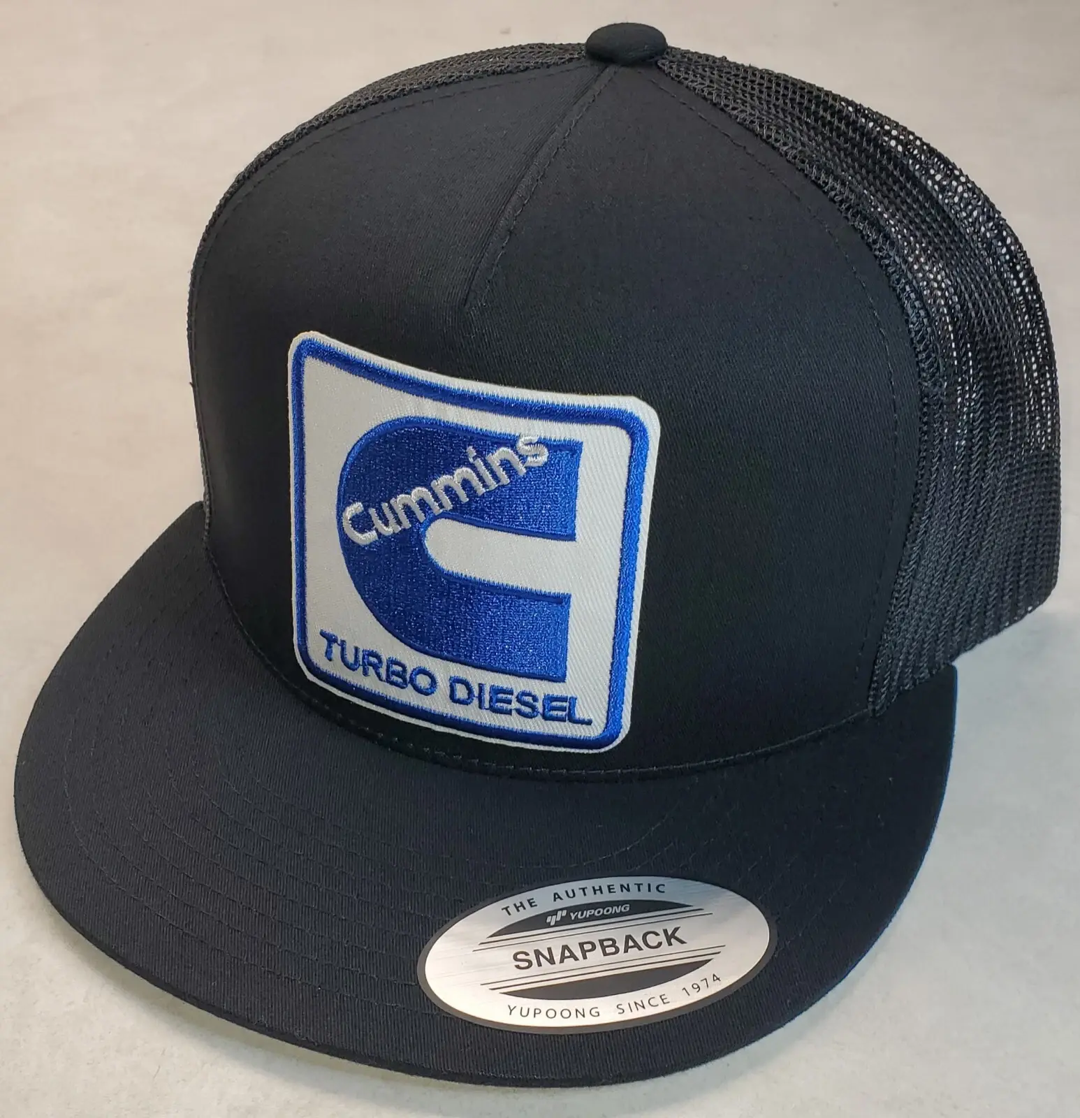 Cummins Embroidered Patch on Trucker Hat Retro Snapback Baseball Cap Adjustable Mesh Hat Unisex Streetwear Gift