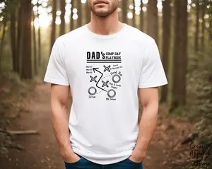 Dad's Comp Day Playbook Shirt, Dance Competition Shirt, Funny Dad Shirt, Father's Day Shirt, Father Shirt, Gift For Father 100% Cotton, Classic Fit T-shirts