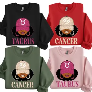 [Full 12 Zodiac] Zodiac Camo Girl Sweatshirt – Woman Astrology Crewneck, Camouflage Zodiac Sign Shirt, Trendy Astrology Gift for Women, Birthday Outfit