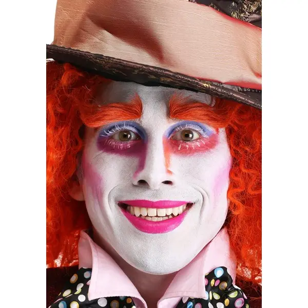 Adult Mad Hatter Orange Eyebrows