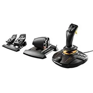 Thrustmaster T.16000M FCS Flight Pack Joystick (Model 2960782) - USB, Durable, High Standard, 17.52" H x 24.02" W x 16.73" L, for Adults