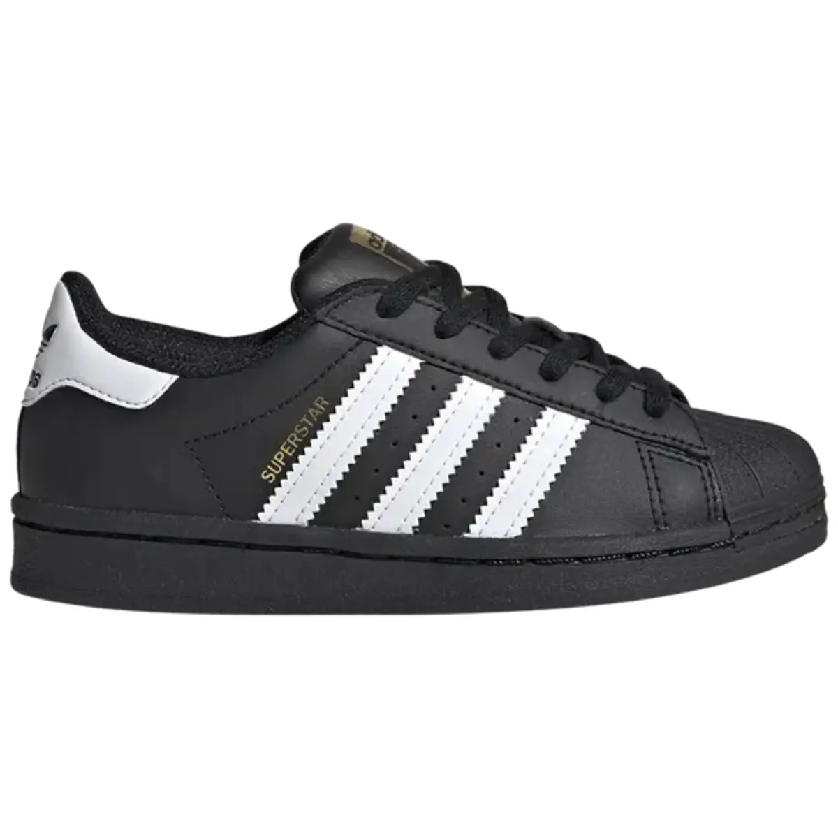 adidas Superstar Core Black Cloud White PS Fashion Shoes New