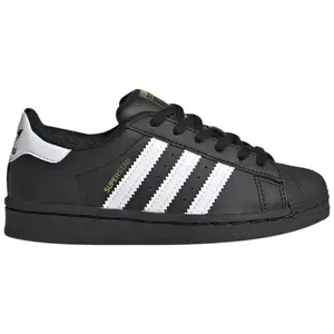 adidas Superstar Core Black Cloud White PS Fashion Shoes New