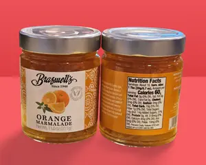 Braswell's Orange Marmalade 11 oz - Pronounced Complexity and Depth of Flavor from Authentic English Recipe
