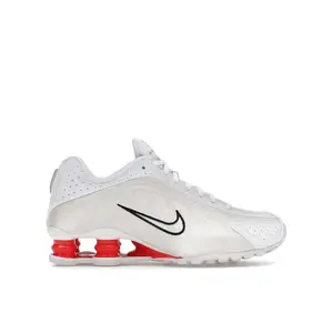 Nike Shox R4 White Phantom Picante Red (GS)