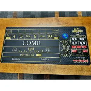 Mini Craps Dealer Practice Mat 34.5" x 15.5"