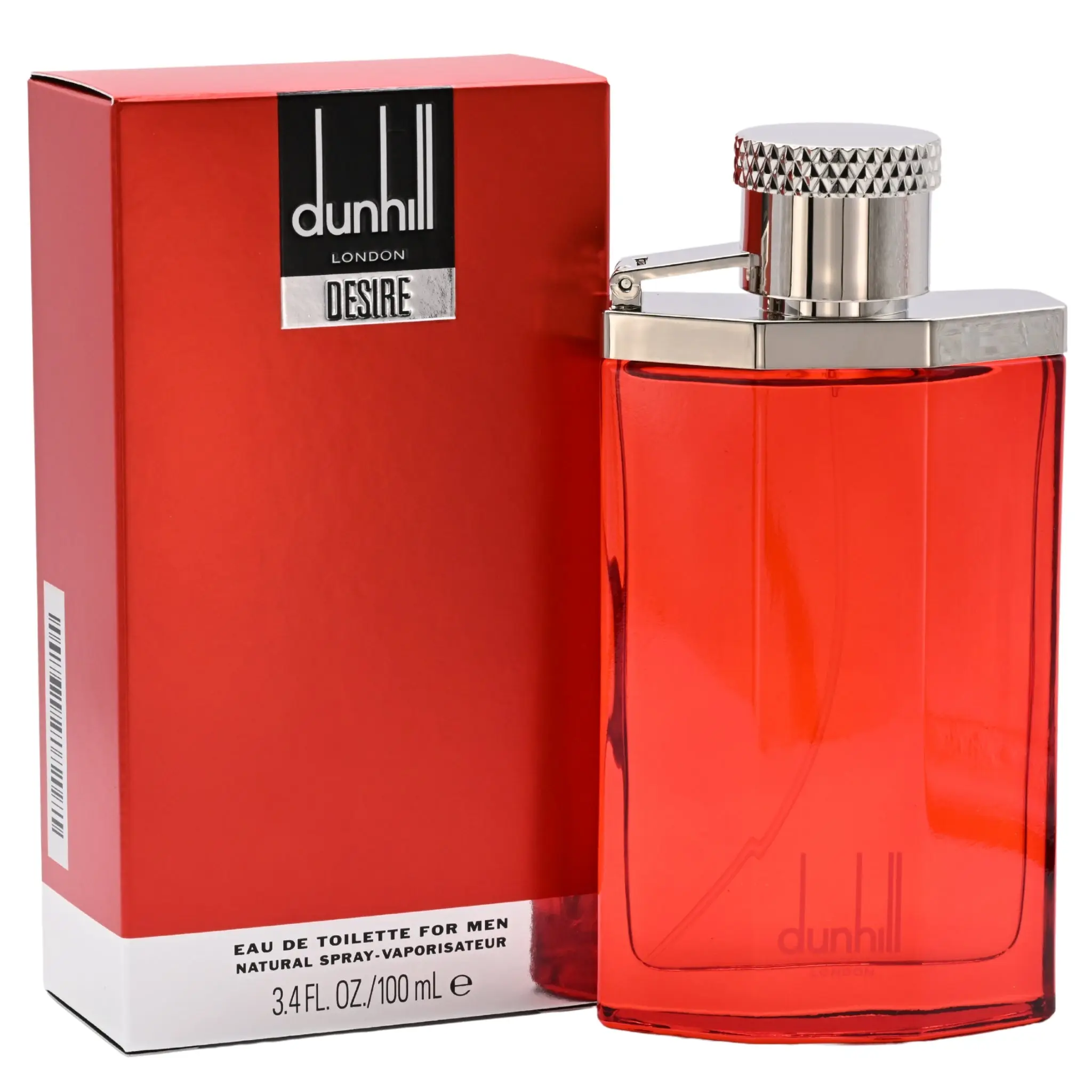 Dunhill Desire Red Men's Eau de Toilette - 3.4 fl oz (3 to 3.9 fl oz Range) Elegant Scent with Aromatic Citrusy Fragrance, Citrusy Floral, Floral Woody Fragrance Notes of Bergamot, Lime