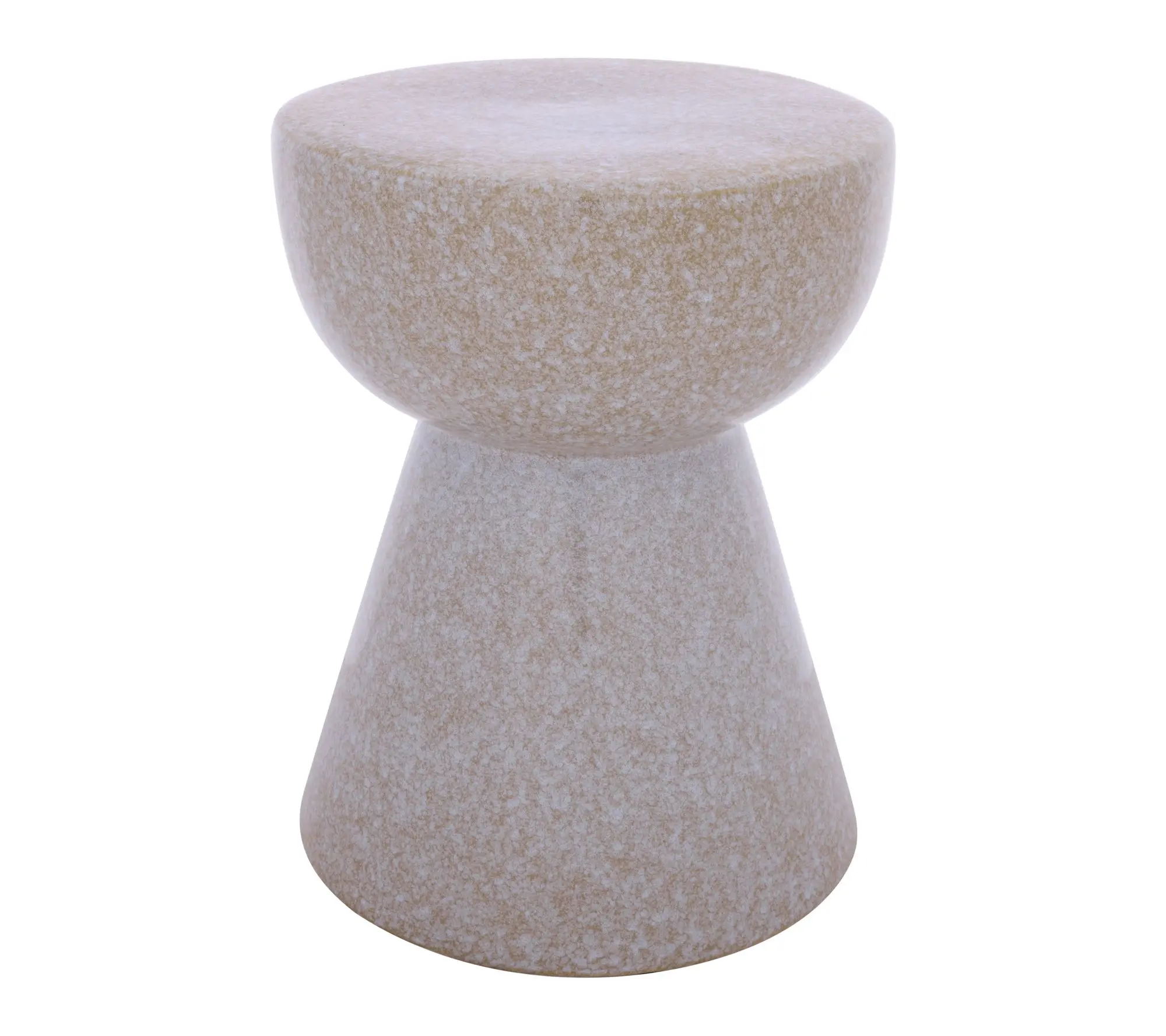 Cherie, 17 Inch, Ceramic Garden Stool by Valerie
