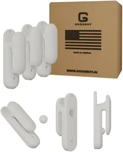 QuickClip 3-Pack Wall Mounted Towel and Cloth Holder - 3D Printed Small and Regular Sizes - Easy Slide and Grip Cloth Hanger for Kitchen, Bathroom, Camper/RV's - Screw or Adhesive Mount (White)