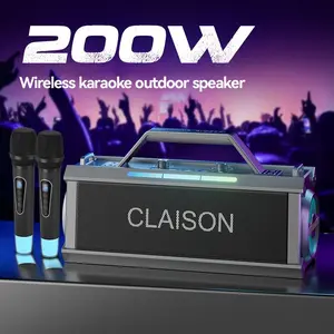 T90 200W Portable Loud Bluetooth Speakers with Subwoofer, Waterpr