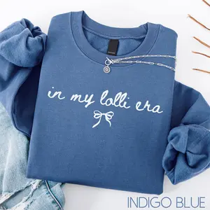 In My Lolli Era Sweatshirt, Lolli Gifts, Coquette Bow Lolli Sweater,  Grandmother Sweatshirt, Gift For Her