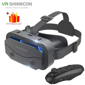 VR Headset with 3D Lenses – Virtual Reality Goggles for Smartphones