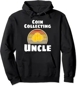 Coin Collector Funny Retro Coin Collecting Uncle Brother Pullover Hoodie - Diegoort Shop 89B0B61C25F6