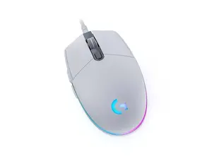 Logitech G203 Wired Gaming Mouse, 8,000 DPI, Rainbow Optical Effect LIGHTSYNC RGB, 6 Programmable Buttons, On-Board Memory, Screen Mapping, PC/Mac Computer and Laptop Compatible - White
