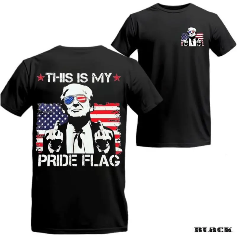Trump This ls My Pride Flag Shirt For Men - ForWomen, Make America Great Again Sweatshirt,Funny Trump Gift Hoodie