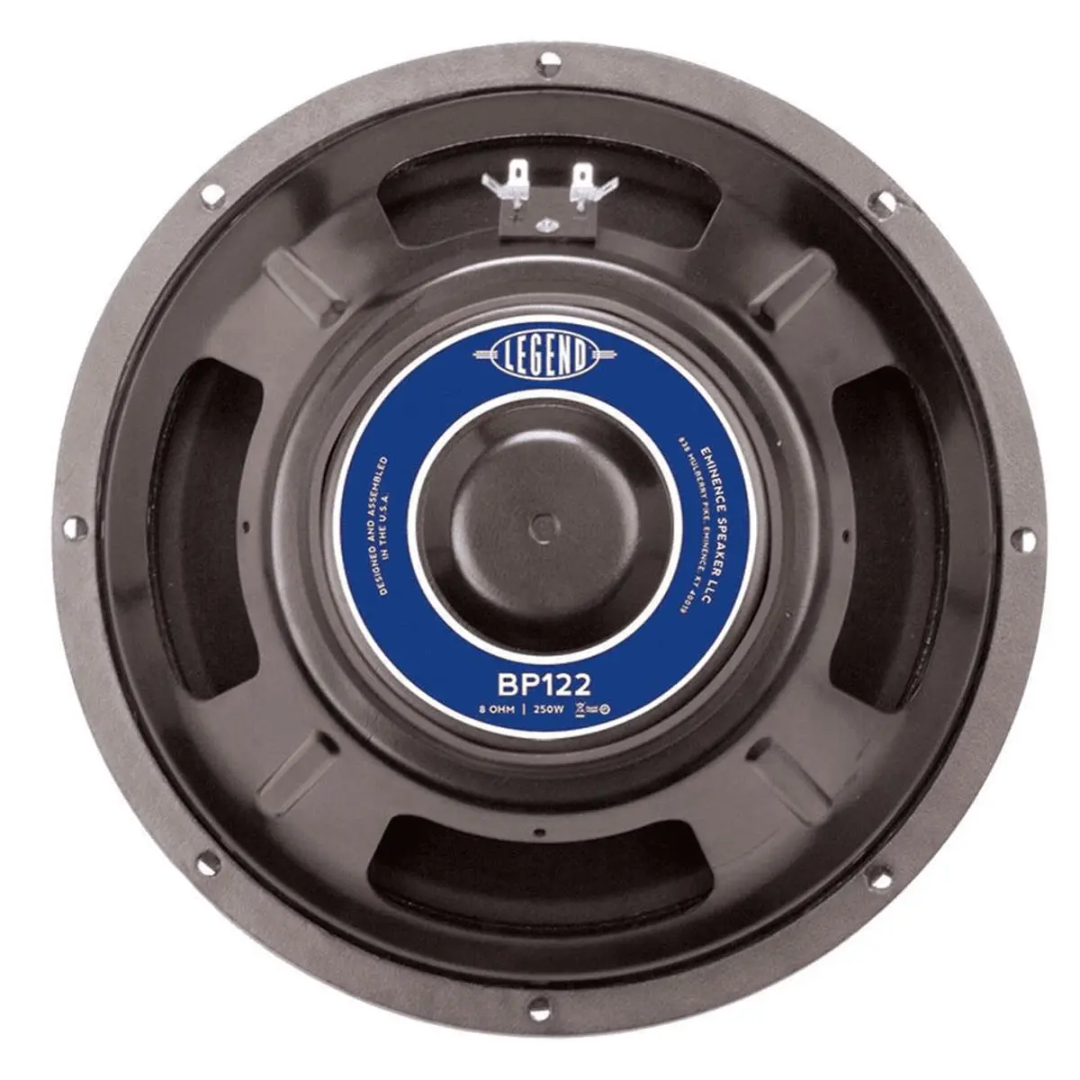 Eminence Speakers Legend BP122 12" 250W Bass Guitar Speaker Driver, 8 Ohm, Watts, High Power