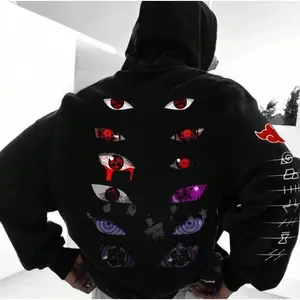 Anime Akatsuki Eyes Hoodie, Anime Fan Hoodie, Menswear, Unisex, Comfort T-shirt, Sweatshirt, Graphic Tee