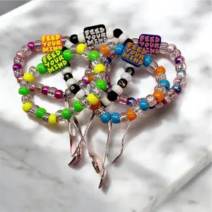 Feed Your Mind Kandi Spoon Bracelet