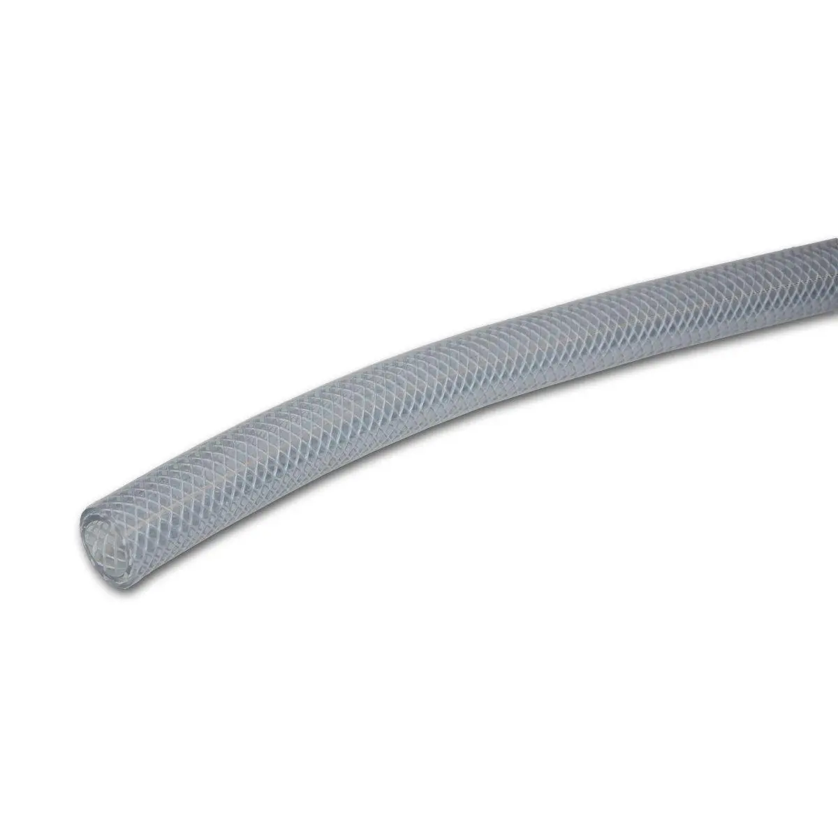 Abbott Rubber 224439 Reinforced Braid Tubing - 5/8x7/8 in, 75 ft, Transparent Water Hose for Pneumatic Use, Compatible with Hose Barbs and Clamps