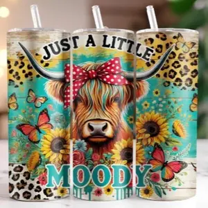 A little moody | 20oz Skinny sublimation tumbler transfer print out (TRANSFER ONLY, NOT A FINISHED TUMBLER) Drinkware