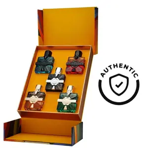 Summer Vibes GiftSet Aromatix French Avenue Mini Fragrances | Yellow GiftSet | Frostbite 30ML | Magnetiq 30ML | Teas Me 30ML | Sun-kissed 30ML | Forbidden Fruit 30ML | 5 Fragrances GiftSet 30ML each | Authenticity guaranteed Made In U.A.E