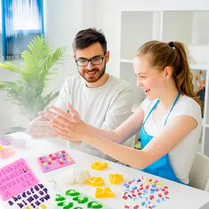 Non-Stick Food-Grade Silicone 4pcs Molds for Chocolate, Candy, and Baking – Uppercase & Lowercase Alphabet & Number Molds, Perfect for DIY Treats, Gifts, and Family Fun, Silicone Baking Molds