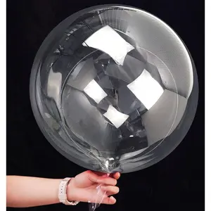 20 Inch Bobo Balloons Bubble Balloons, 20 Pcs Clear Bobo Balloon, Large Transparent Bubble Balloon for Christmas Wedding Birthday Party Decoration
