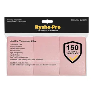 Premium Card Sleeves, 150 Sleeves 2.6''x3.6''(66x91mm) Compatible with Standard Sized Trading Card, Fit for MTG PTCG Game Card, Baseball Card, Sport Card