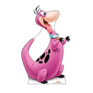 212 MAIN Large-Size Dino Flintstones Cardboard Cutout Standup (part 3) - 67x41 in, Advanced Graphics, Home Decor, Party Photo Op Display