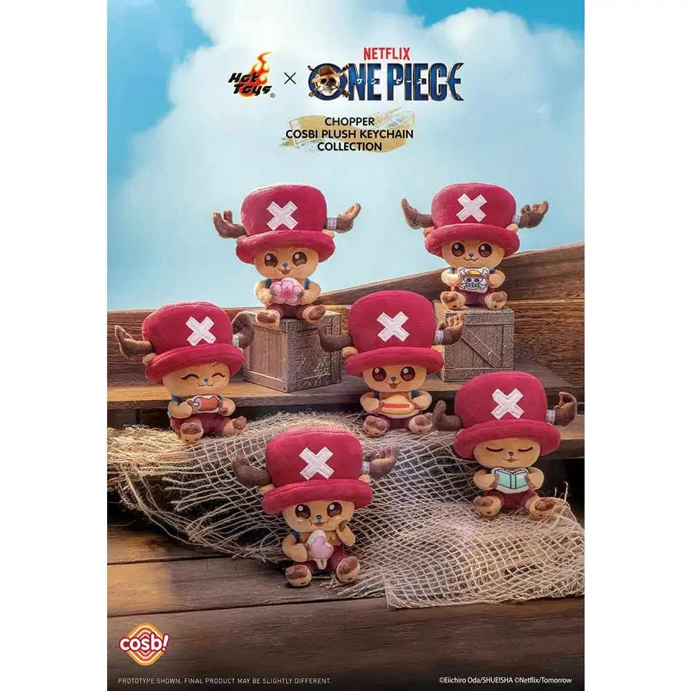 Hot Toys Cosbi Netflix One Piece Chopper Plush Keychain Figure Blind Box