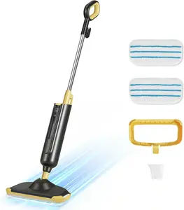 Steam Mop for Floor Cleaning with 11.2oz Tank, Lightweight Floor Steamer with 16.4ft Cord & 2 Washable Pads for Hardwood & Tile