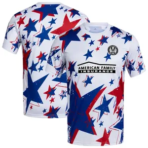 Unisex Soccer Atlanta United Team MLS 2026 Americana Pre-Match Jersey - White