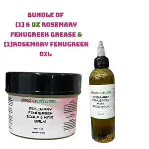 Rosemary Fenugreek Hair Growth oil - Long Hair - Thick Hair -Fast Hair Growth - Ayurverdic Hair growth oil - Rosemary Hair Oil - Hibiscus Hair growth oil - Indian Hair Growth oil - Chebe Hair Growth Oil Organic - Edge Growth Grease-Moisturizing Peppermint