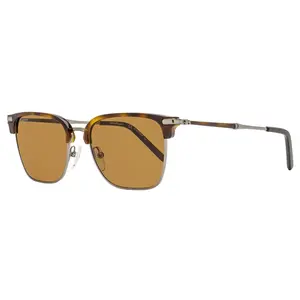 Ferragamo Rectangular Sunglasses SF227S 085 Ruthenium/Tortoise 53mm