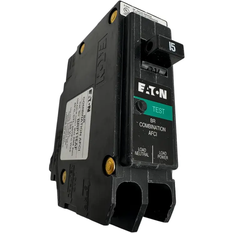 Eaton BRP115AF 15A Single-Pole 120V AFCI Circuit Breaker, Electrical Home Improvement Protector