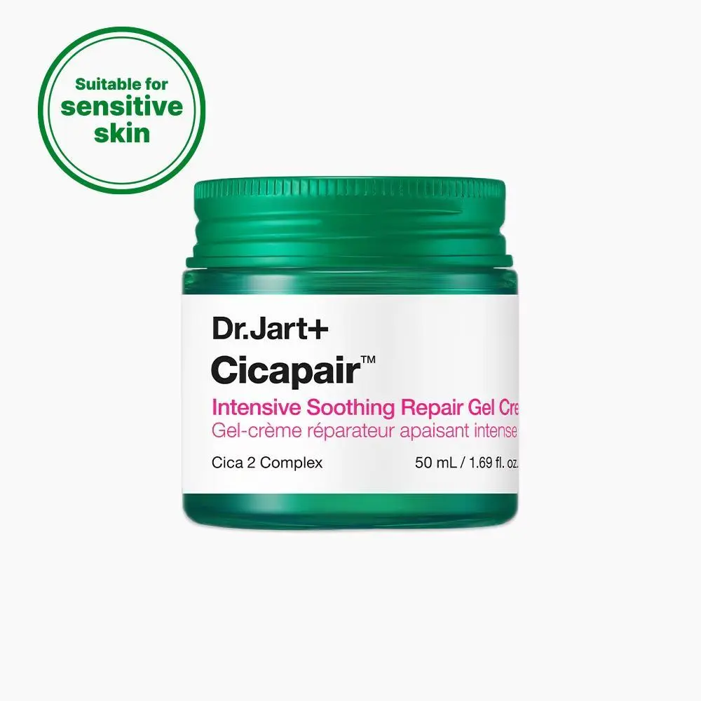 Dr.Jart+ Cicapair Cooling Gel Cream Korean Moisturizer for Redness | Oily Skin Moisturizer | Hydrating Lightweight Korean Moisturizer | Sensitive Skin Cream | Barrier Repair | Reduces Visible Irritation