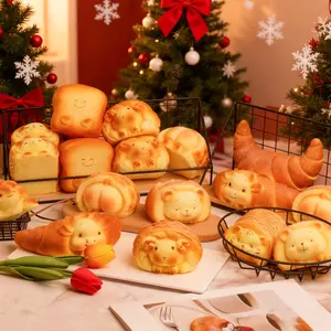 BAB Squishy [Bread-Scented] Slow-Rising Realistic Squishy Stress-Relief Toy|bear claw/ Cake/ Egg/ Pull-Apart Bread / Caterpillar HomeDecor