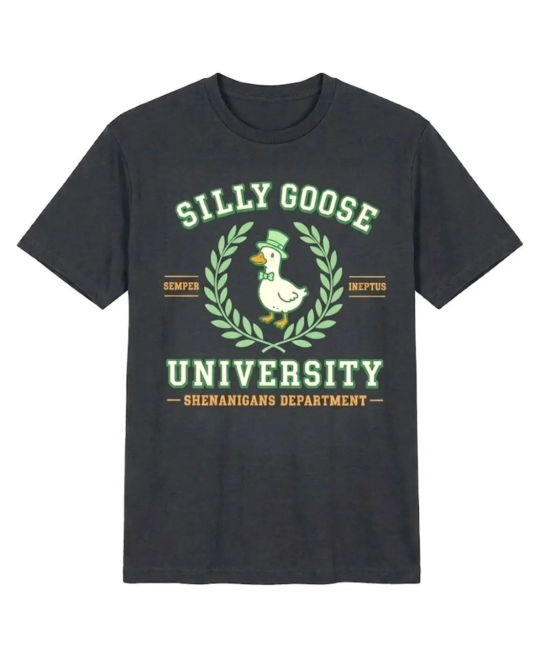 Silly Goose University Semper Ineptus Shenanigans Department shirt 1TE